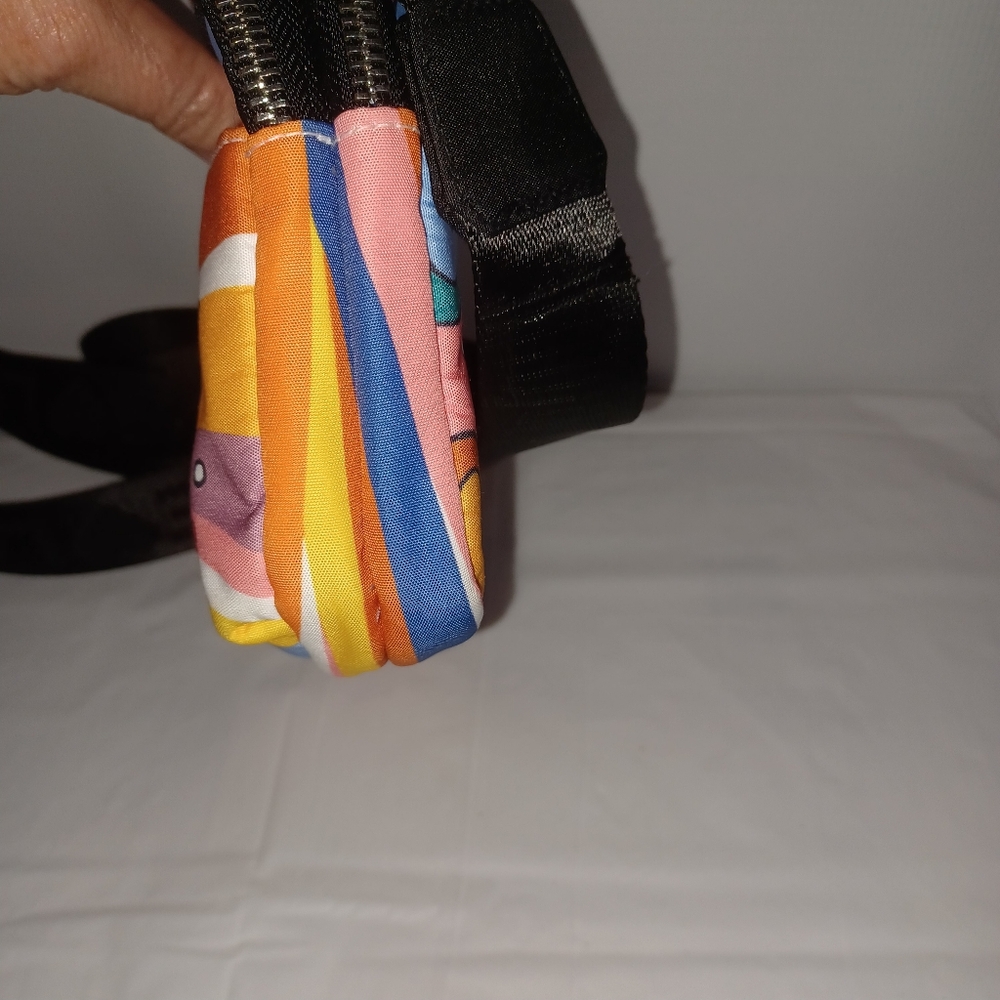 Brighton POWER OF LOVE Crossbody Belt Bag Purse Heart Thick Strap Festival Color - Picture 4 of 12
